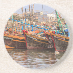 Dessous De Verre En Grès Flotte de pêche