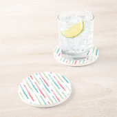 Dessous De Verre En Grès Flûtes multicolores (Côté)