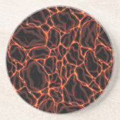 Dessous De Verre En Grès Flux de lave (Devant)