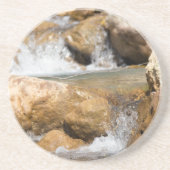 Dessous De Verre En Grès Flux orageux au printemps (Devant)