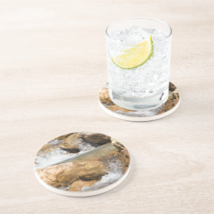 Dessous De Verre En Grès Flux orageux au printemps