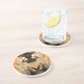 Dessous De Verre En Grès Foi & Courage_ (Côté)