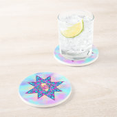 Dessous De Verre En Grès Foi ~ Étoile (Côté)