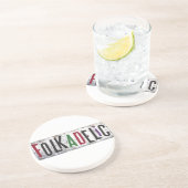 Dessous De Verre En Grès Folkadélique (Côté)