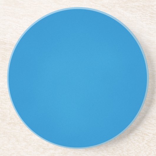 Dessous De Verre En Grès Fond bleu vif granuleux (Devant)