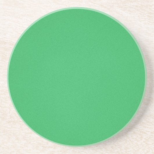 Dessous De Verre En Grès Fond granuleux vert tendance (Devant)