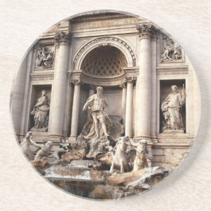 Dessous De Verre En Grès Fontaine de Trevi Rome Italie Voyage