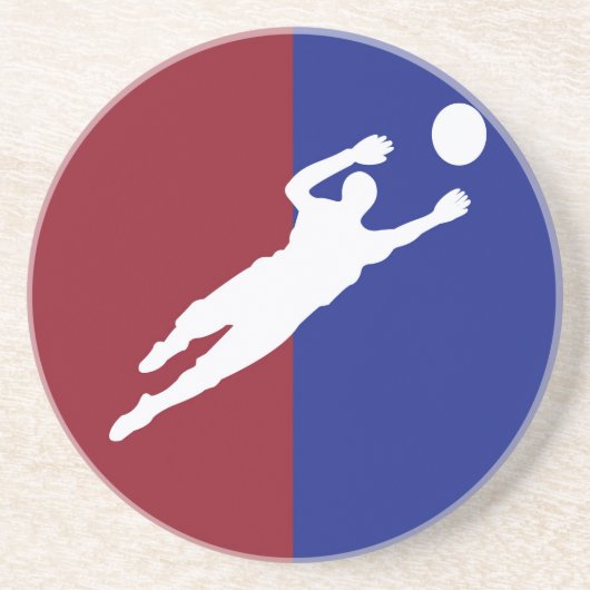Dessous De Verre En Grès Football (Devant)