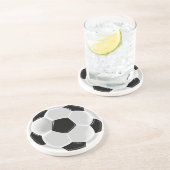 Dessous De Verre En Grès Football / Boisson (Côté)