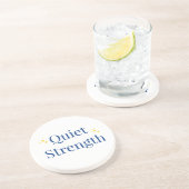 Dessous De Verre En Grès Force Tranquille (Côté)