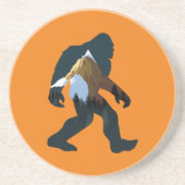 Dessous De Verre En Grès Forêt de nuit Bigfoot (Devant)