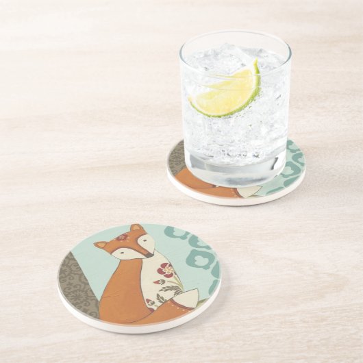 Dessous De Verre En Grès Forêt Whimsy III (Côté)