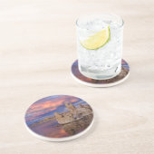Dessous De Verre En Grès Formations de tuf sur le lac Mono (Côté)