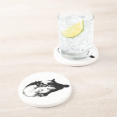 Dessous De Verre En Grès forme reposante propre (Côté)
