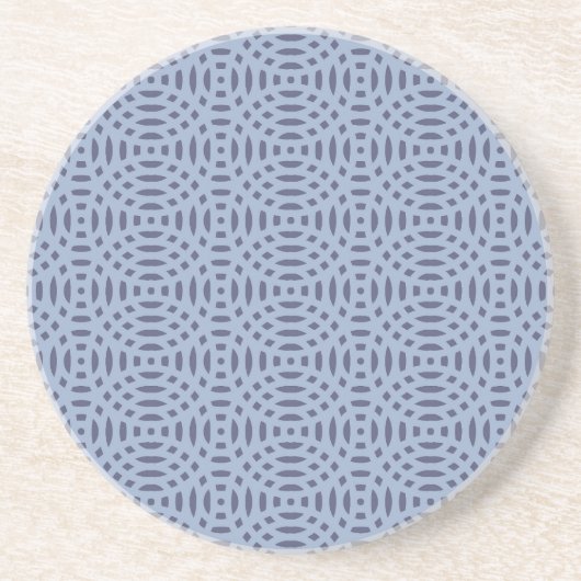 Dessous De Verre En Grès formes circulaires motif sans couture (Devant)