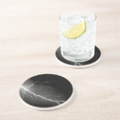 Dessous De Verre En Grès Foudre (Côté)