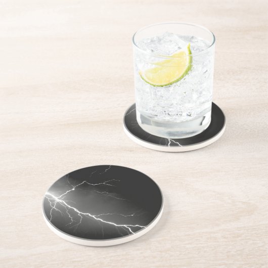 Dessous De Verre En Grès Foudre (Côté)