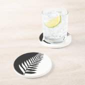 Dessous De Verre En Grès Fougère argentée de la Nouvelle Zélande (Côté)