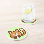Dessous De Verre En Grès Fox de Chibi (Côté)