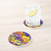 Dessous De Verre En Grès Fractal (Côté)