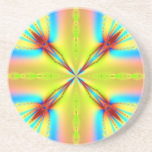 Dessous De Verre En Grès Fractalscope 31 (Devant)
