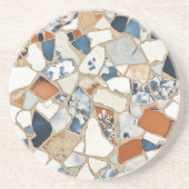 Dessous De Verre En Grès Fragment de pierre de mosaïque grès (Devant)