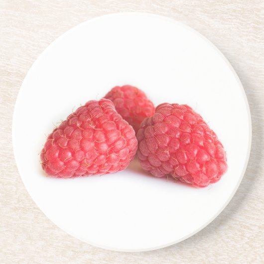 Dessous De Verre En Grès Framboise (Devant)