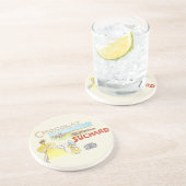 Dessous De Verre En Grès Français Chocolat Victorian Candy Sucre (Côté)