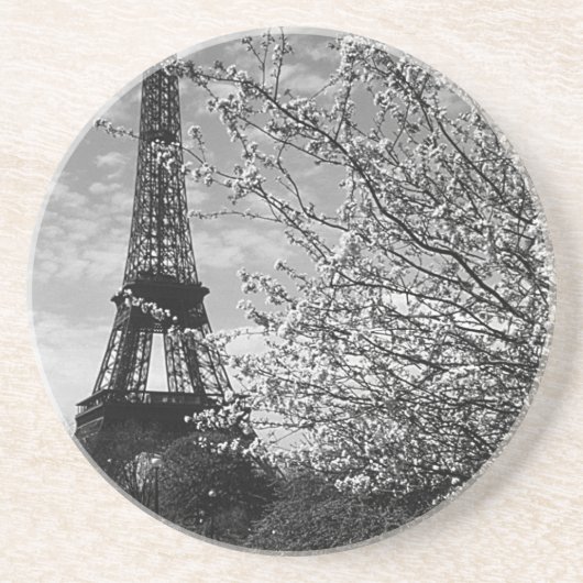 Dessous De Verre En Grès France Paris Eiffel tour 1970 (Devant)