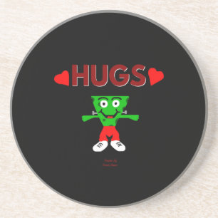Dessous De Verre En Grès FrankenCheese Hugs Sandstone Coaster