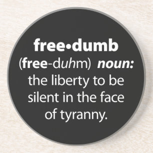 Dessous De Verre En Grès Freedumb