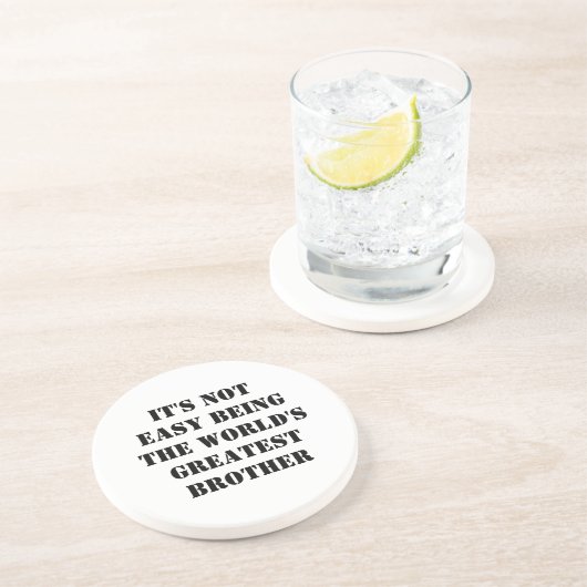 Dessous De Verre En Grès Frère (Côté)