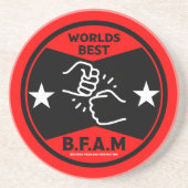 Dessous De Verre En Grès Frère D'Une Autre Mère (Devant)