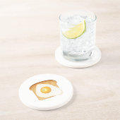 Dessous De Verre En Grès Fried egg on toast (Côté)