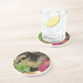 Dessous De Verre En Grès Frizzle Chick (Côté)