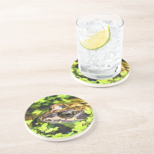 DESSOUS DE VERRE EN GRÈS FROG (Côté)