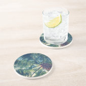 Dessous De Verre En Grès Frondes de palmier (Côté)