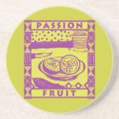 Dessous De Verre En Grès Fruit de passion (Devant)