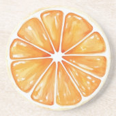 Dessous De Verre En Grès Fruit orange (Devant)