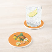 DESSOUS DE VERRE EN GRÈS FRUITS DE CITRÉ (Côté)