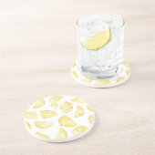 Dessous De Verre En Grès Fruits Jaunes Ananas (Côté)