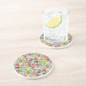 Dessous De Verre En Grès Fruits Tropicaux Alléchants (Côté)