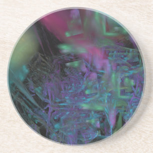 Dessous De Verre En Grès Frustration en couleur