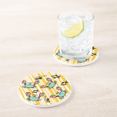 Dessous De Verre En Grès Fun Seafood Crab Fish (Côté)