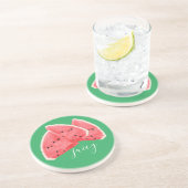 Dessous De Verre En Grès Fun Watermelon été (Côté)