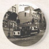Dessous De Verre En Grès Funiculaire de San Francisco (Devant)