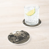 Dessous De Verre En Grès Funiculaire de San Francisco (Côté)