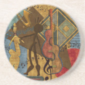 Dessous De Verre En Grès Funky Hot Jazz Sandstone (Devant)