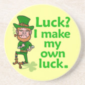 Dessous De Verre En Grès Funny Angry Lucky Irish Leprechaun (Devant)