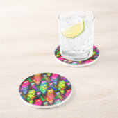 Dessous De Verre En Grès Funny Cats Motif-54578 (Côté)
